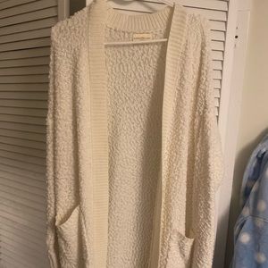Size Large Bobbie Brooks Cream Cardigan